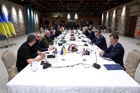 Heads Of Russia Ukraine Delegations Are Now Meeting In Istanbul