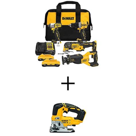 Reviews For DEWALT 20V MAX Lithium Ion Cordless 4 Tool Combo Kit And