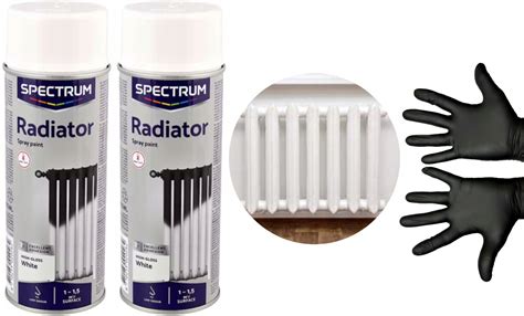 Farba biała 400ml DO GRZEJNIKÓW W SPRAYU Żaroodporna Radiator Bezwonna