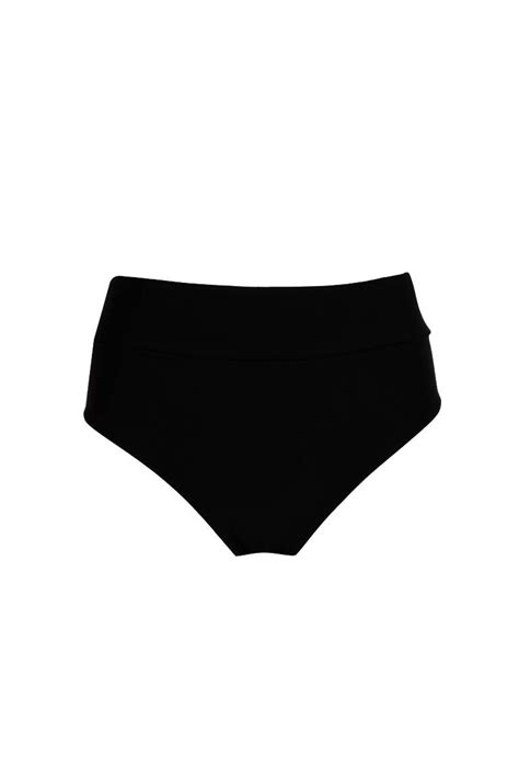 Siyah Kadın DeFactoFit Yüksek Bel Bikini Alt DeFacto