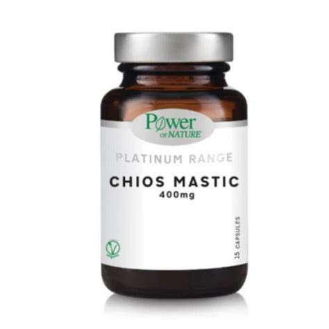 Power Health Platinum Range Chios Mastic 400mg Chios Mastic 15 Capsules