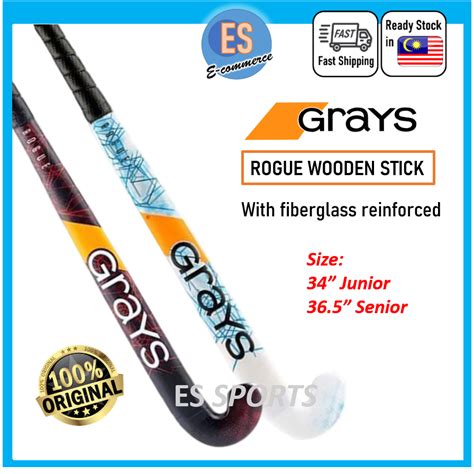 Grays Rogue Hockey Stick With Fiber Reinforced Shopee Malaysia