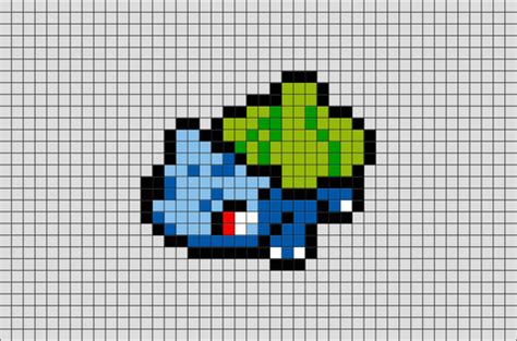 Pokemon Bulbasaur Pixel Art – BRIK