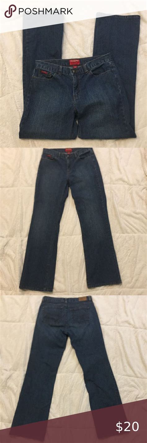 Womens Chaps Katelyn Bootcut Blue Denim Jeans 6 Womens Chaps Blue