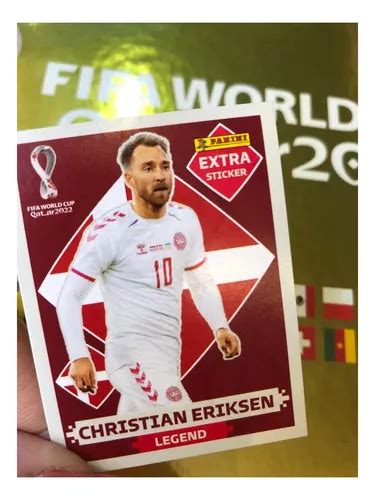 Figurinha Bordo Christian Eriksen Legend Rara Extra Sticker