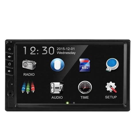 Garosa Autoradio Bluetooth Lecteur MP5 de Voiture 2Din Écran Tactile