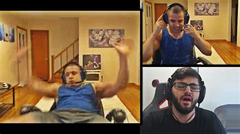 Tyler1 Falls Off His Chair On His Stream Still Alpha Af Yassuo On