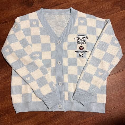 Sanrio Cinnamoroll Cardigan Womens Fashion Coats Jackets And