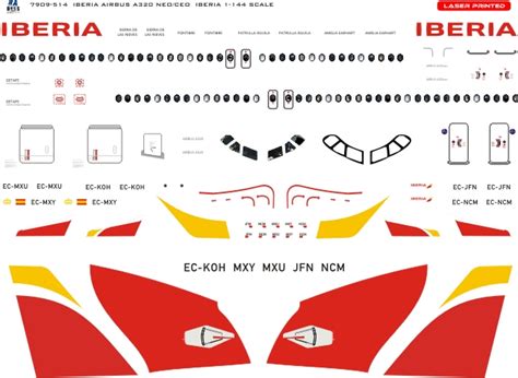 Adecs Decals Catalogue Iberia A Neo Ceo