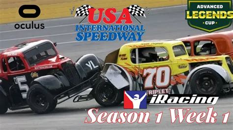 Advanced Legends Cup USA International Speedway IRacing VR Season 1