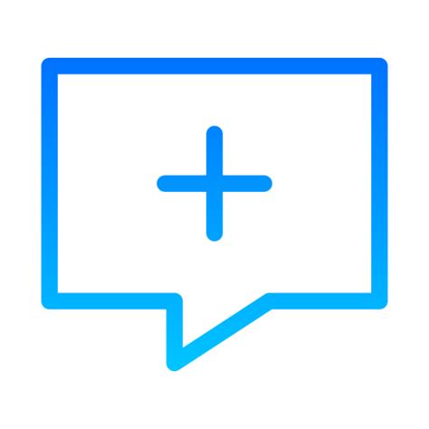 Chat Balloon Generic Gradient Outline Icon