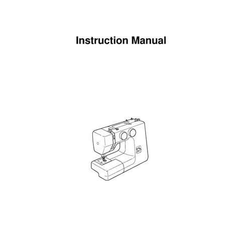 Elna El1000 El2000 And Sew Fun Instruction Manual Pdf Download Elna