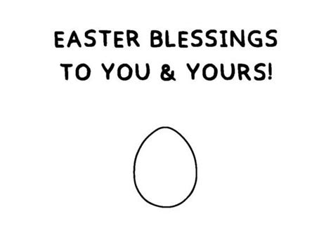 2 Easter Blessings To You & Yours Egg Card Designs & Graphics