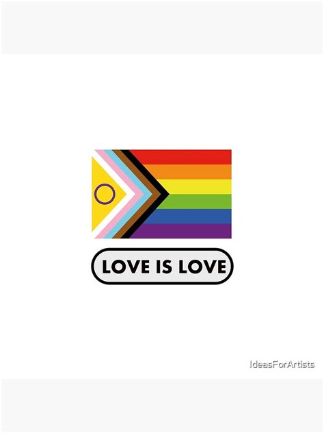 Pride Intersex Inclusive Flag Love Is Love Poster For Sale By