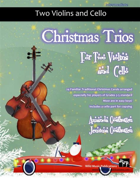 Christmas Trios For Two Violins And Cello Wild Music Publications