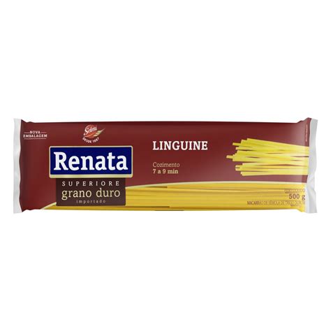 Macarr O De S Mola De Trigo Grano Duro Linguine Renata Superiore Pacote