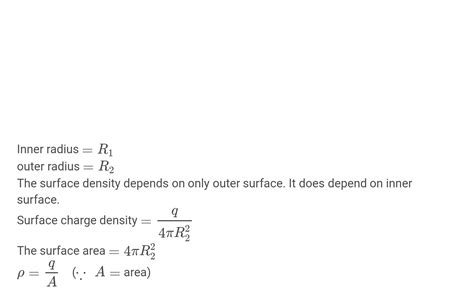 1 A Metallic Spherical Shell Of Inner Radius R7 And Outer Radius R2 A Charge Q Is Placed