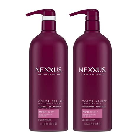 Nexxus Color Assure Shampoo And Conditioner For Color Treated Hair Proteinfusion Enhance Hair