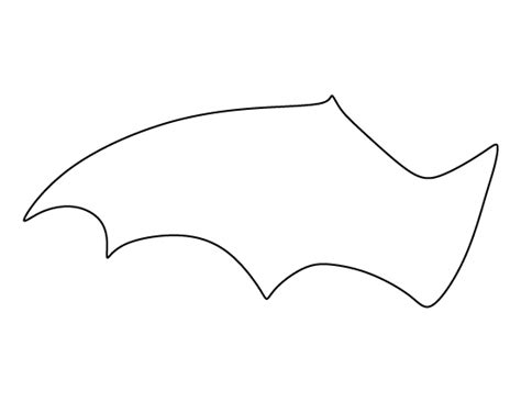 Free Printable Bat Wing Template