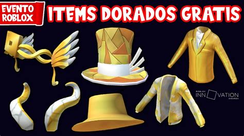 CONSIGUE Los 6 ITEMS DORADOS Del EVENTO ROBLOX INNOVATION AWARDS 2022