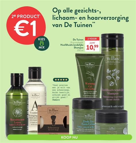 De Tuinen Hoofdhuidvriendelijke Shampoo Ml Aanbieding Bij Holland