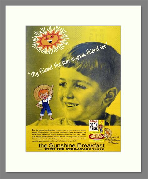 Kelloggs Corn Flakes Vintage Advert 1958 Ref Ad301694 The Nostalgia Shop