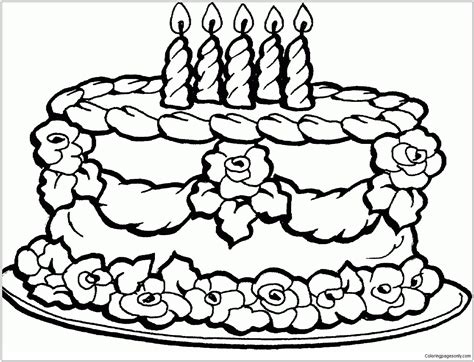 Birthday Cake Printable - Printable Word Searches