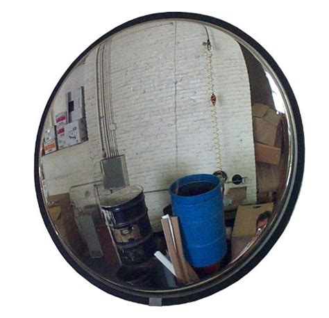 See All Ss Convex Mirror Stainless Steel Face Board Back Indoor