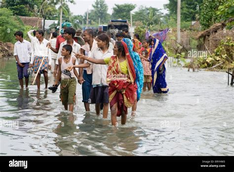 Kosi River Flood In Year 2008 Which Mostly Made Suffered Below Poverty