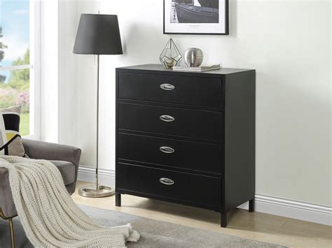 Jaydan Drawer Steel Chest Black Af Furnish