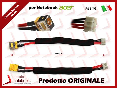 Connettore Di Alimentazione Dc Power Jack Acer Pj Aspire