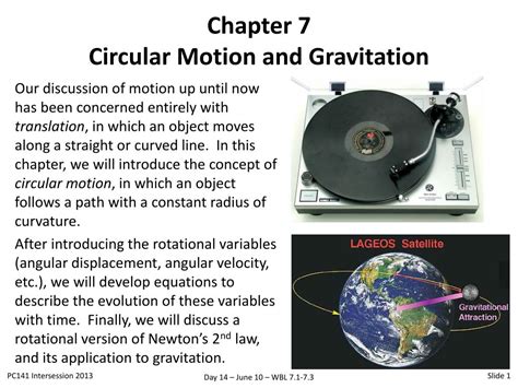 Ppt Chapter 7 Circular Motion And Gravitation Powerpoint Presentation
