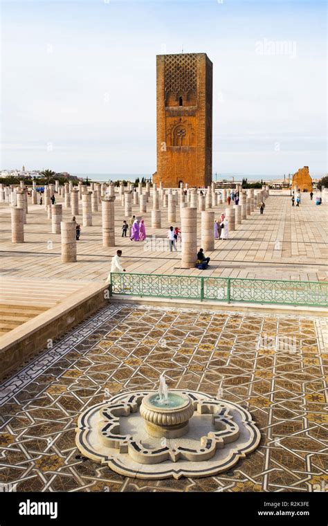 Morocco Rabat Hassan Tower Stock Photo Alamy