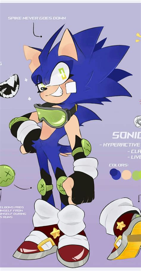 Pin de en Sonic Arte erizo Diseño de personajes