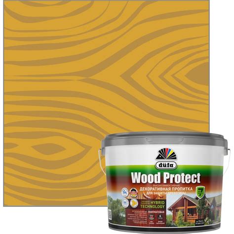Пропитка для защиты древесины Dufa Wood Protect сосна 2,5 л МП000015773 ...