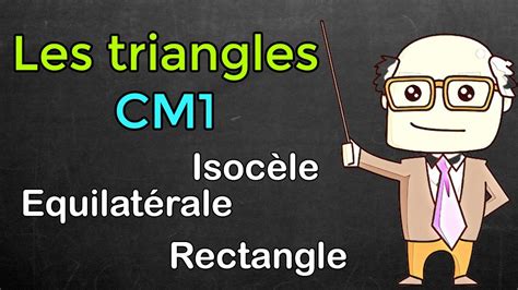 Les Triangles Cm Qu Est Ce Qu Un Triangle Isocele Youtube