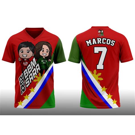 Bbm Sara Uniteam Marcos Duterte Full Sublimation Jersey Sports