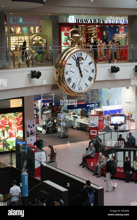 Interior View Of Melbourne Central Shopping Center Melbourne Victoria