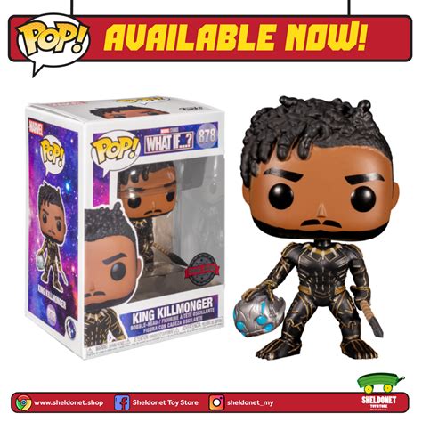 Shop Funko Pop Marvel What If King Killmonger Exclusive