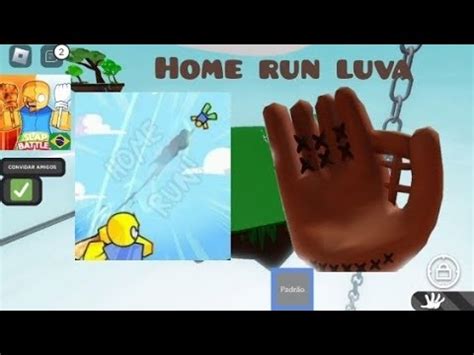 NOVA LUVA HOME RUN SLAP BATTLES Como Pegar Gameplay YouTube