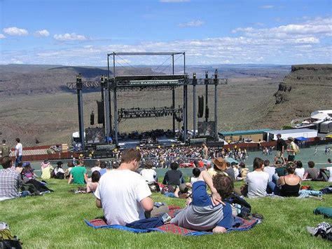 Mainstage At The Gorge Amphitheater The Gorge Amphitheater Amphitheater Concert Venue