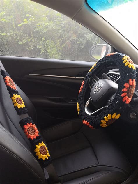 Girly Car Accessories Car Accesories Crochet Accessories Hippie Car