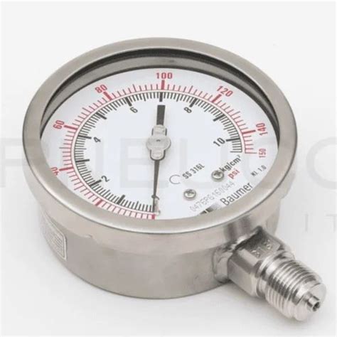 Pressure Gauge Baumer Pressure Gauge Inch Distributor Channel