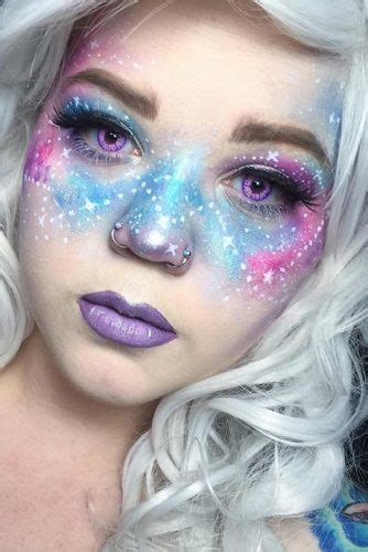 21 Galaxy Makeup Looks - Creative Makeup Ideas For Extraordinary Girls