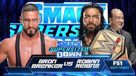 Wwe K Universe Mode Bron Breakker Vs Roman Reigns Aew World