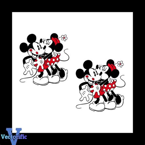 Kissing Mickey Minnie Svg Disney Svg Mickey Svg Mickey Mo Inspire Uplift