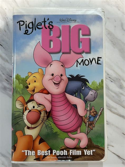 Piglets Big Movie Vhs Walt Disney Rated G Etsy Canada