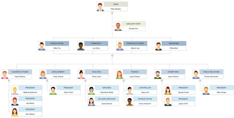 Four Types of Organizational Charts: Functional Top-Down, Flat, Divisional, and Matrix