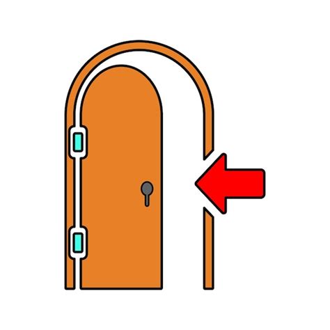 Premium Vector Door Entrance Exit Icon