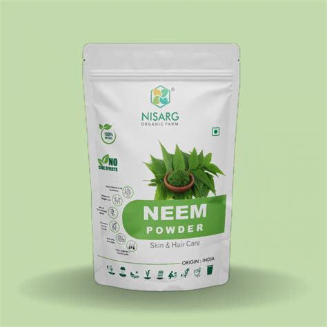 Nisarg Organic Farm Nisarg Organic Neem Leaf Powder VeganMall